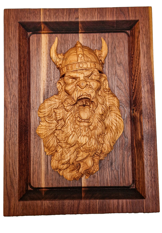 Sculptura cap viking